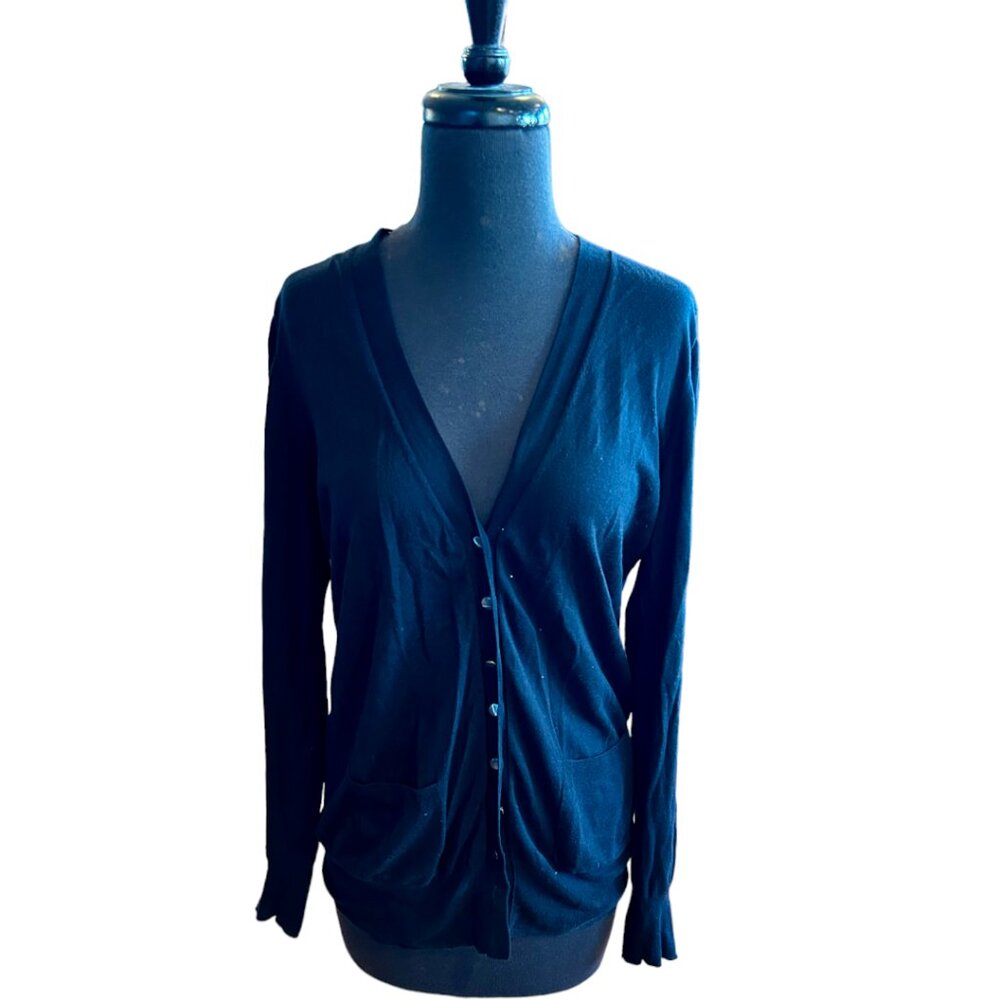 J. Crew black cardigan size M